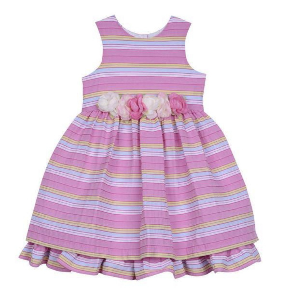 Pippa & Julie - Paulina Pink Striped Dress